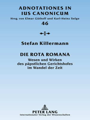 cover image of Die Rota Romana